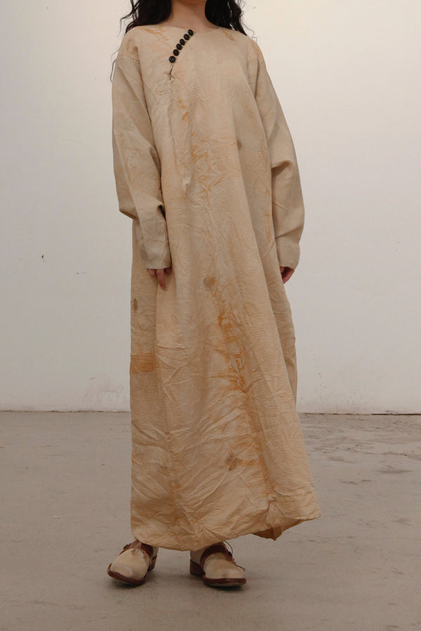 MUTEDANCE Hand-dyed silk and wool dress MD21FW07 PM19